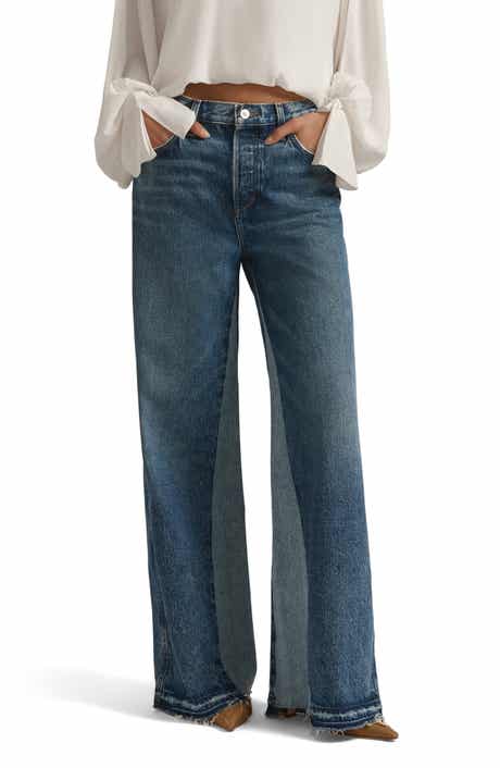 Favorite Daughter The Ollie Release Hem Low Rise Baggy Jeans