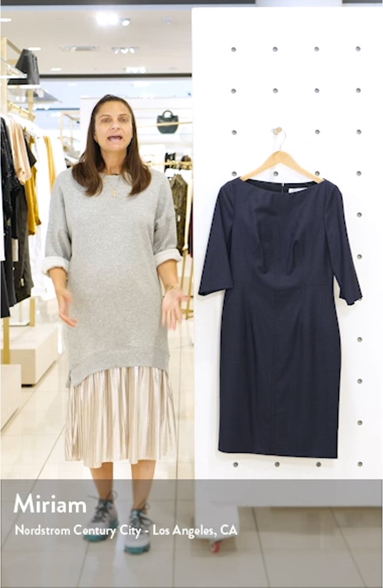 DOKOS SHADOW CHECK DRESS, sales video thumbnail