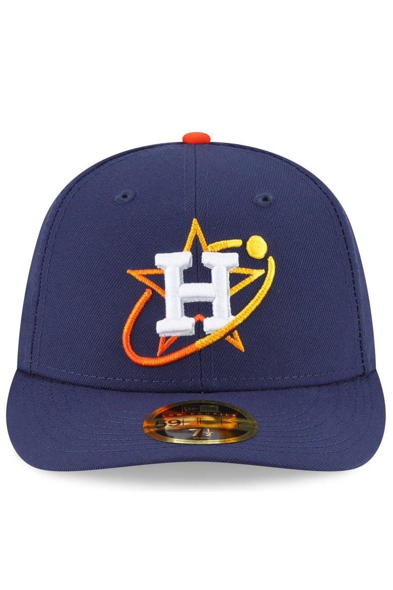 Men's New Era Navy Houston Astros 2022 City Connect Low Profile 59FIFTY Fitted Hat, Alternate, color, Navy