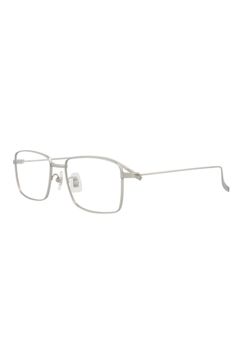 55mm Rectangular Optical Glasses, Alternate, color, SILVER TRANSPARENT