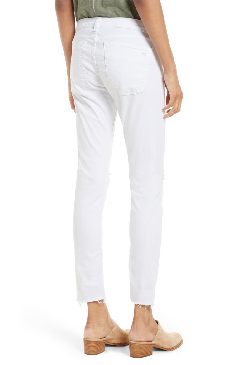 The Dre Capri Slim Boyfriend Jeans, Alternate, color, WHITE PROSPECTOR