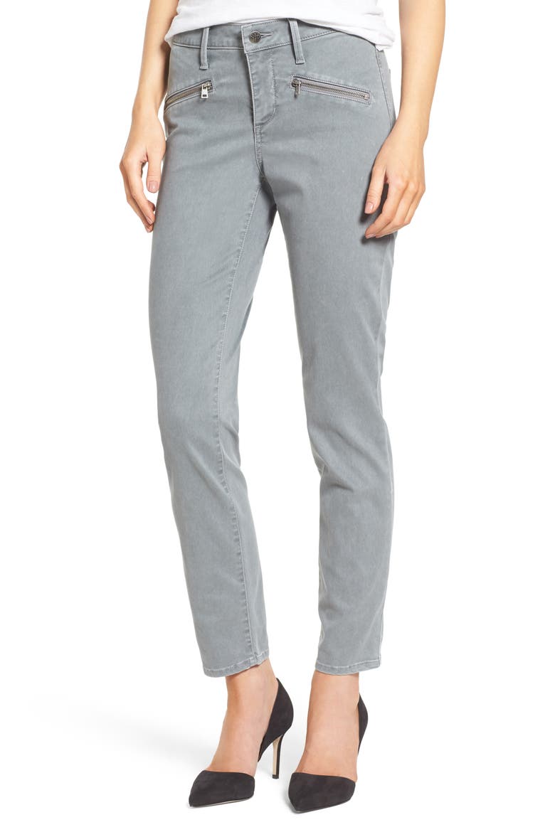 Zip Detail Skinny Chinos, Main, color, MINERAL