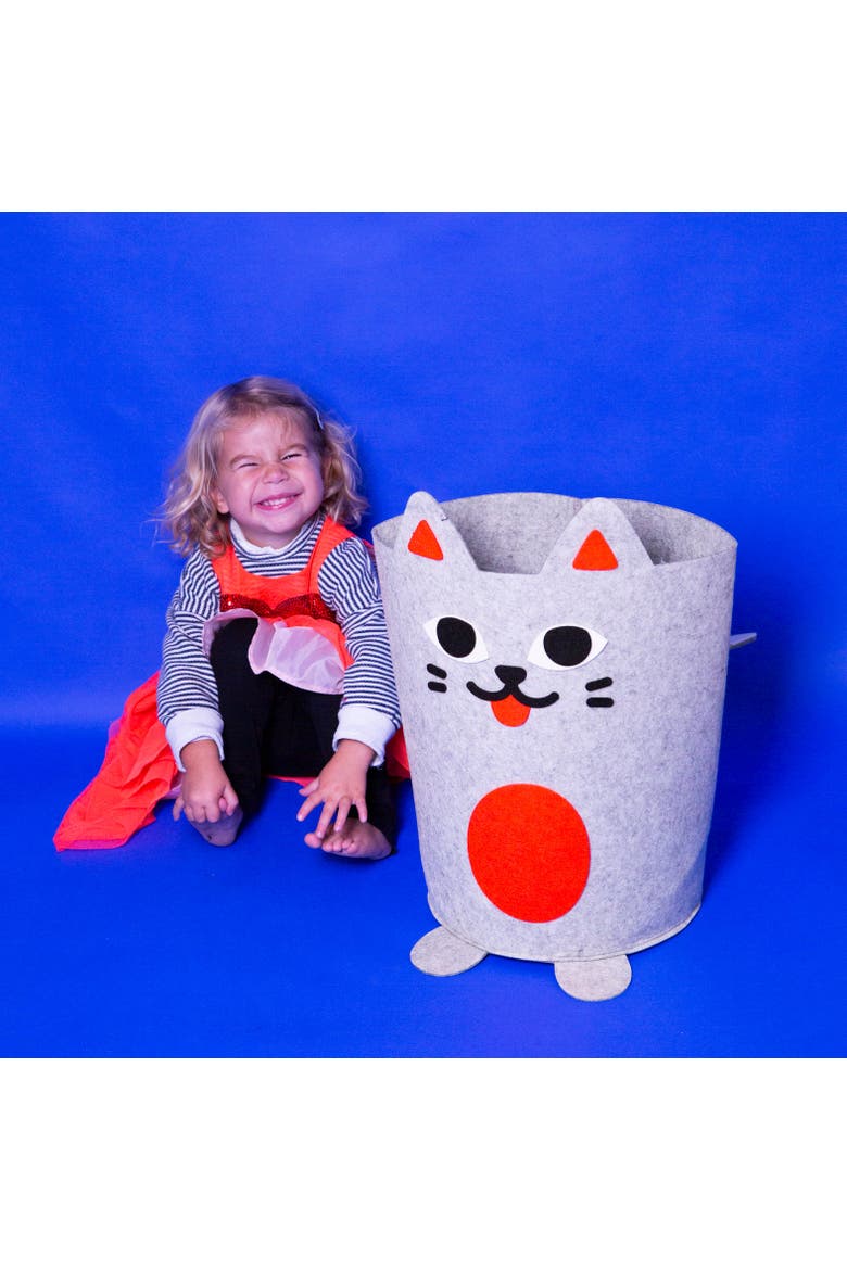 Tidy Bag Cat, Alternate, color, Grey