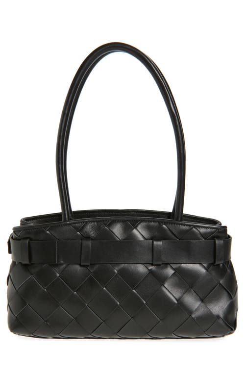 SAM EDELMAN SAM EDELMAN CLEO WOVEN LEATHER SHOULDER BAG 