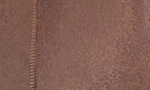 Karen Kane Reversible Faux Suede & Faux Shearling Jacket In Brown