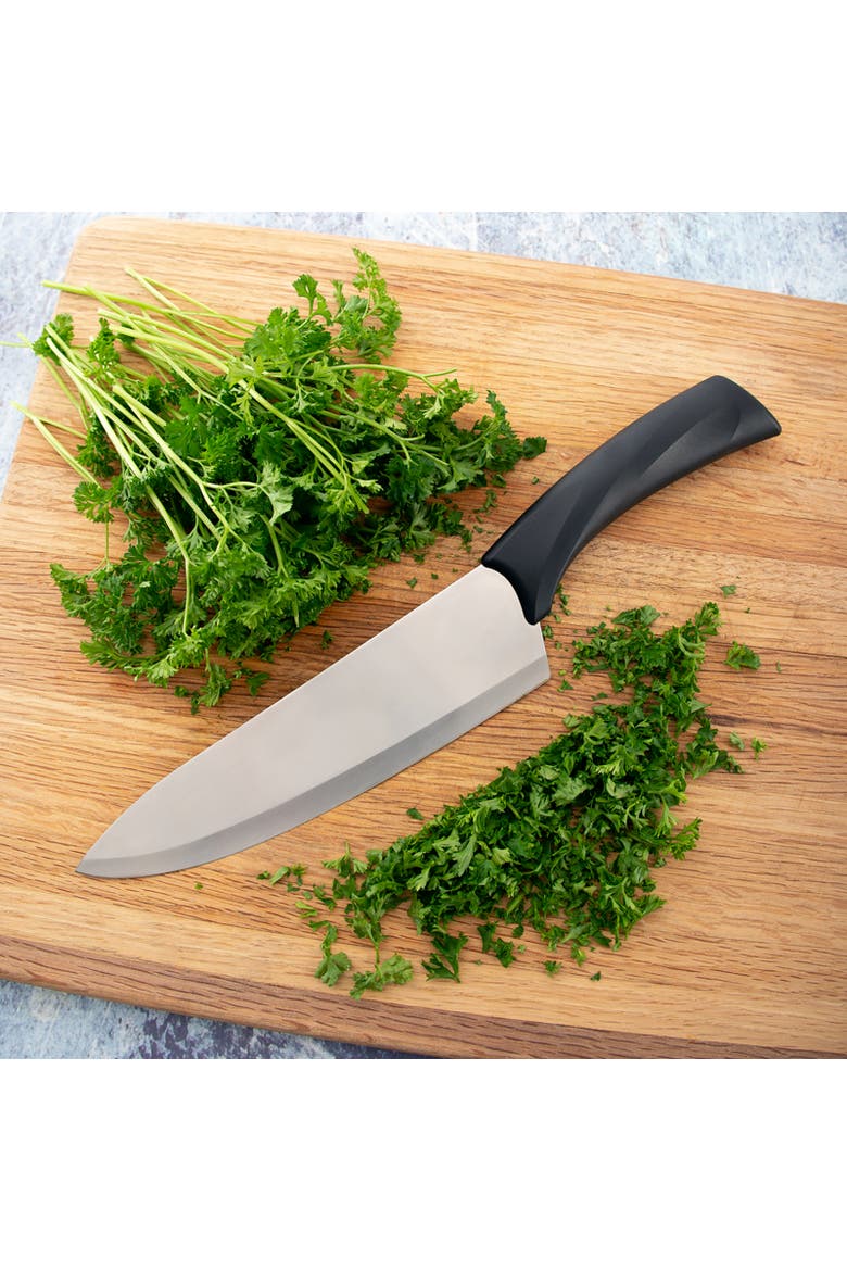 Cutlery 8.5-Inch French Chef Knife Anthem Wave Handle, Alternate, color, Black