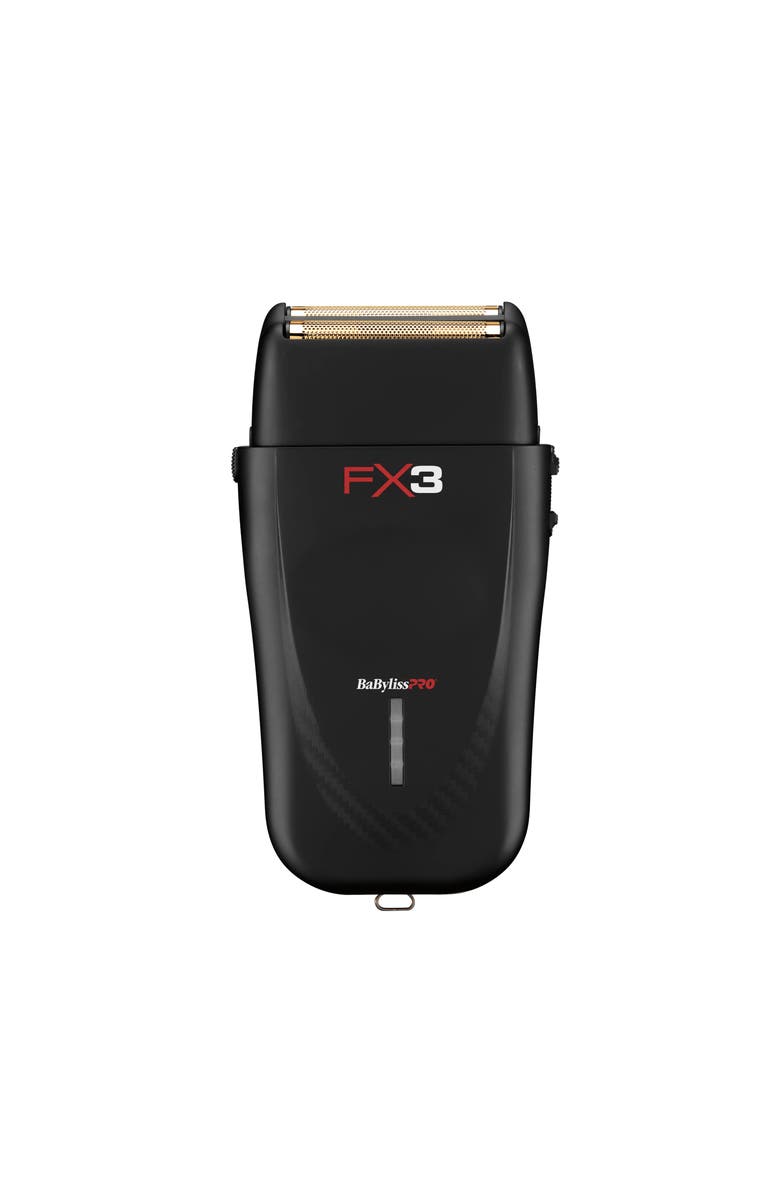 BaBylissPRO FX3 Professional High-Speed Foil Shaver, Alternate, color, Black