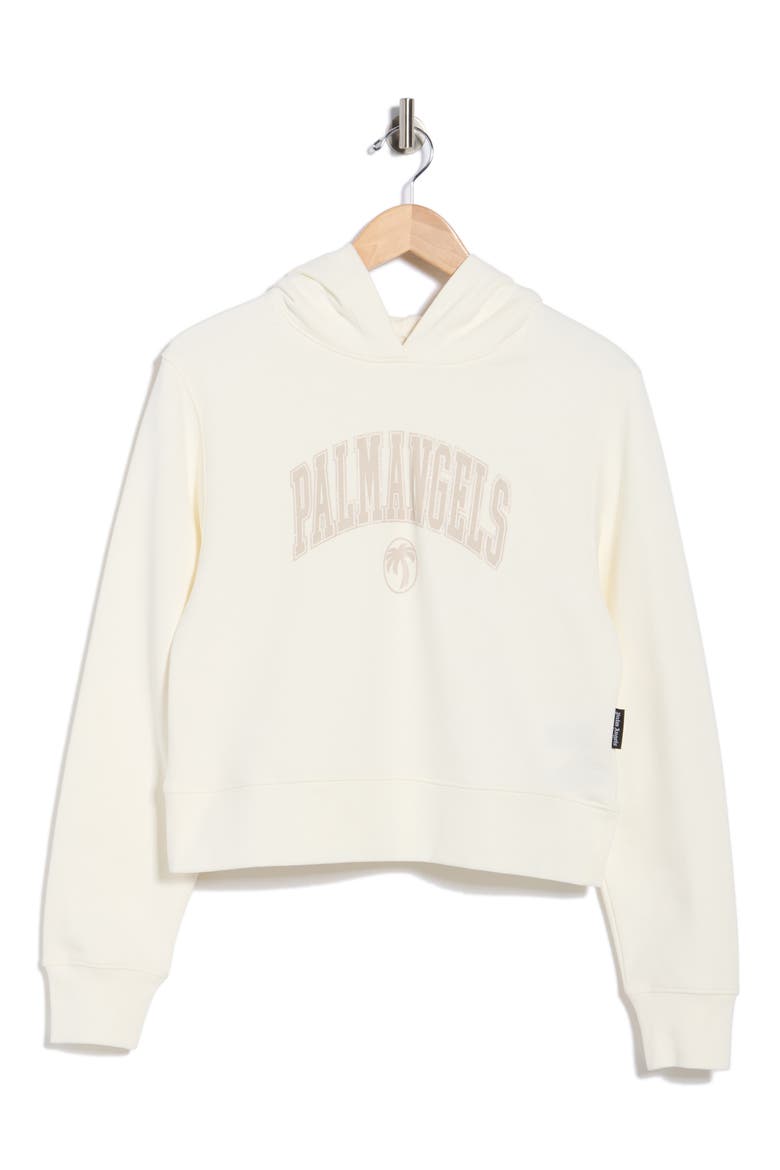 Logo Hooded Sweatshirt, Alternate, color, WHITE