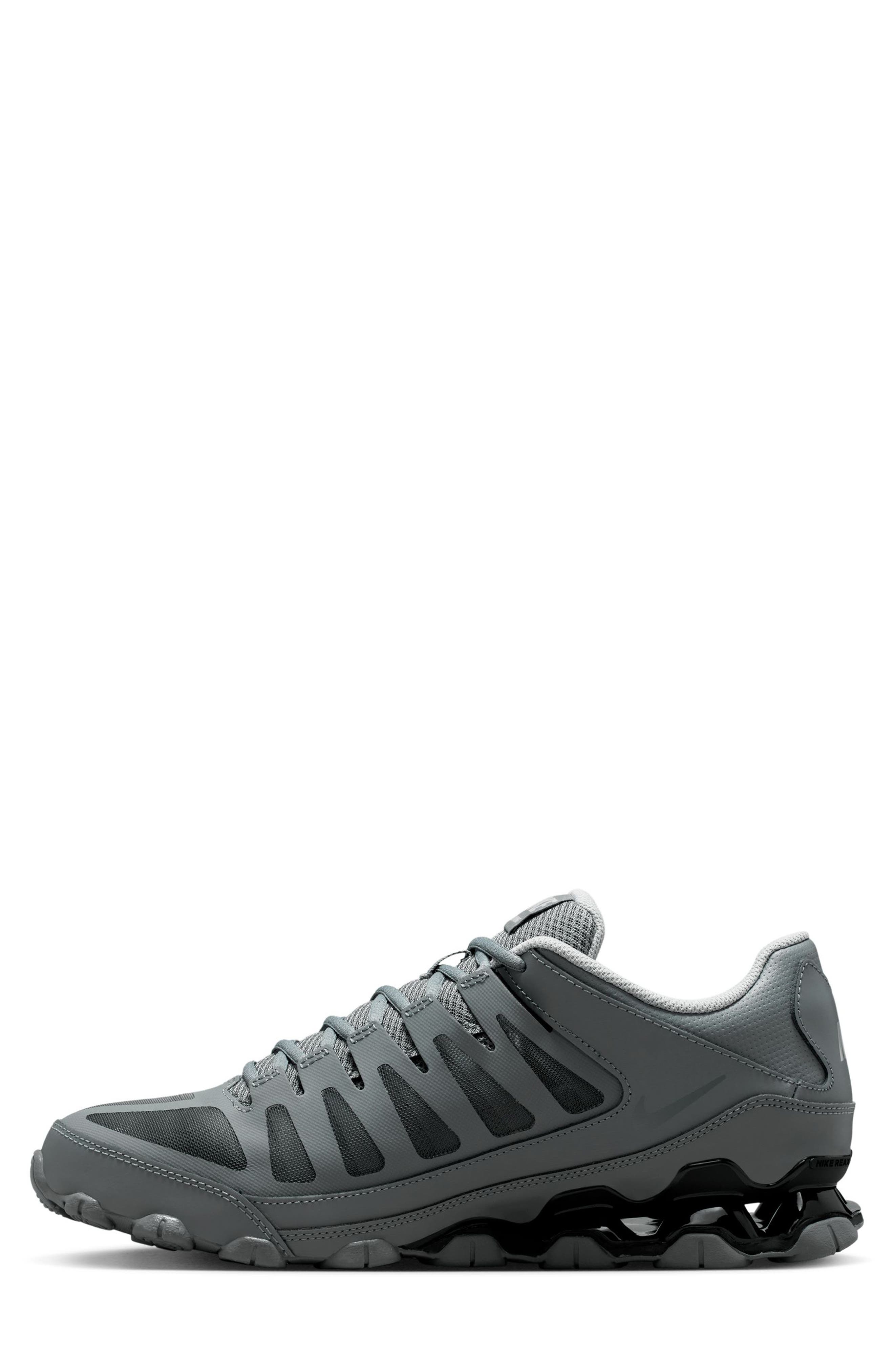 Nike Reax 8 Training Mesh Sneaker, Alternate, color, Smoke Grey/ Black