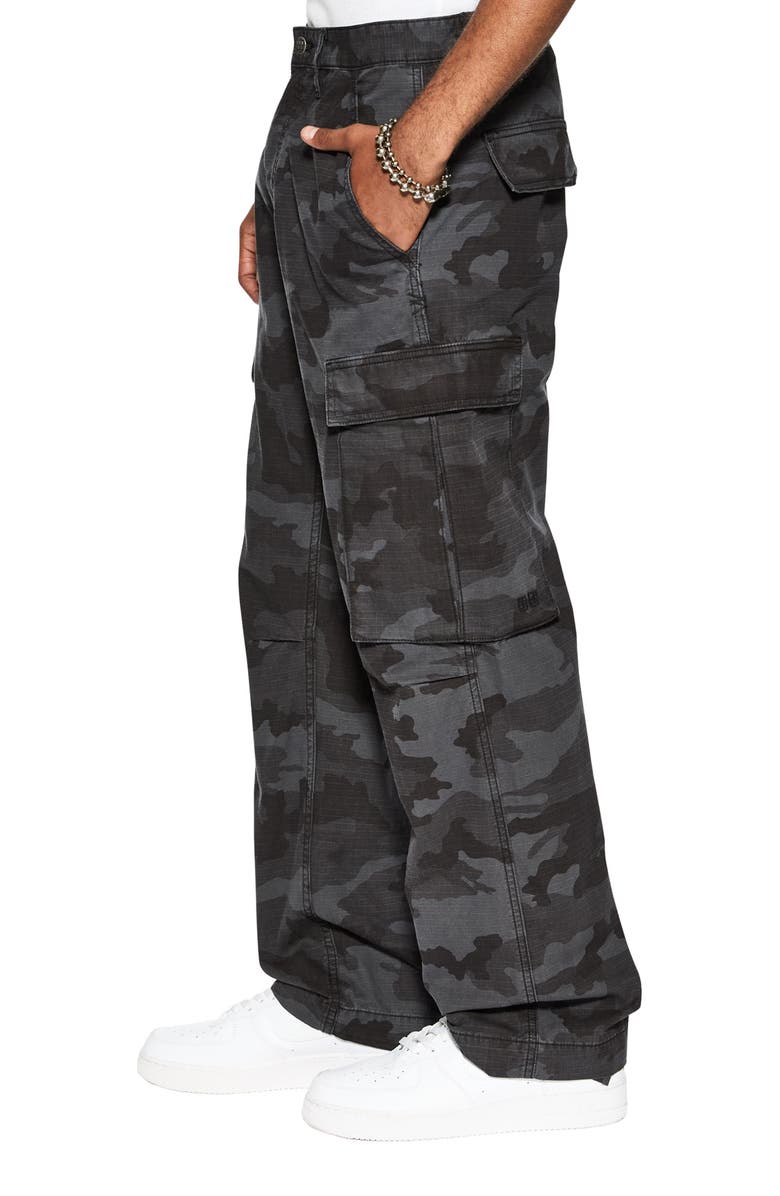 Ksubi Fugitive Camo Cotton Cargo Pants, Alternate, color,