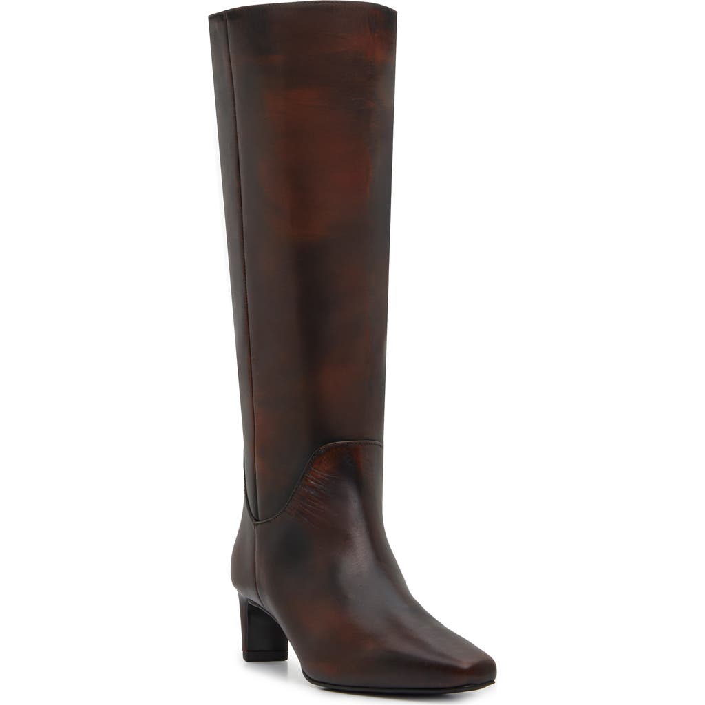 Vince Camuto Avriah Over The Knee Boot In Dark Caramel