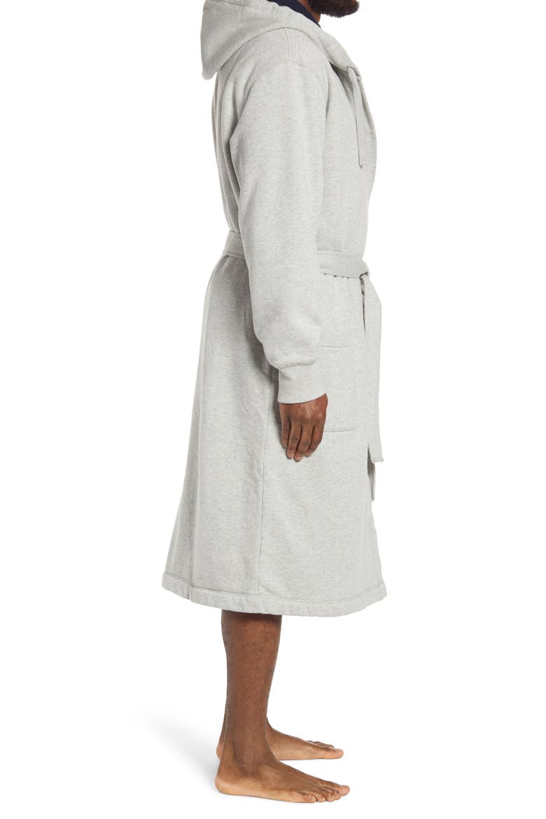 Rugby Robe, Alternate, color, LIGHT GRAY HEATHER/ NAVY