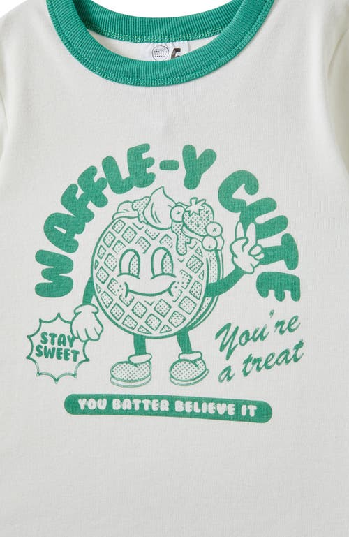 Cotton On Kids Kid's Michael Short Sleeve Pyjama Set In Green