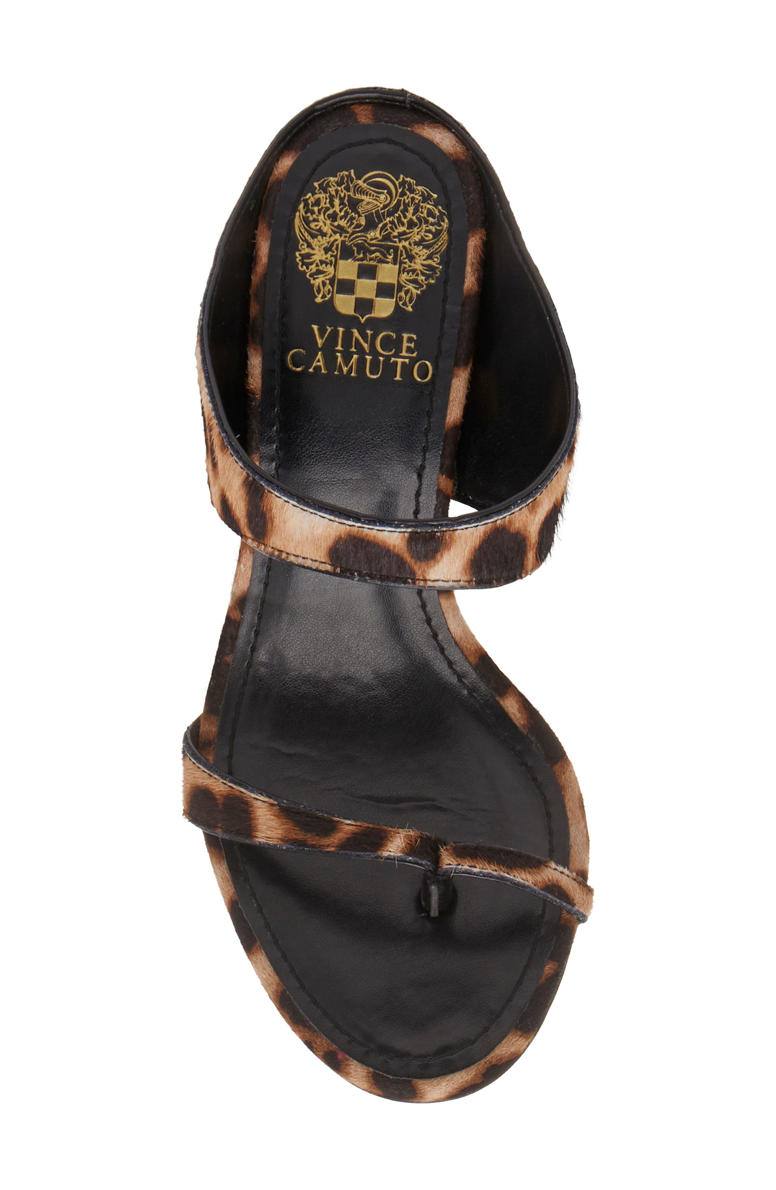 Vince Camuto Brisa Genuine Calf Hair Sandal, Alternate, color, Tan Multi
