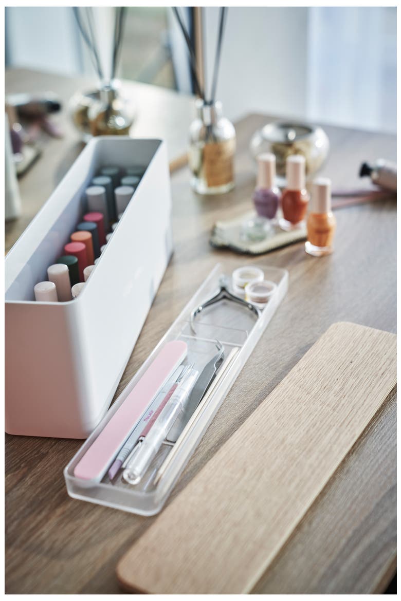 Nail Polish Organizer, Alternate, color, WHITE