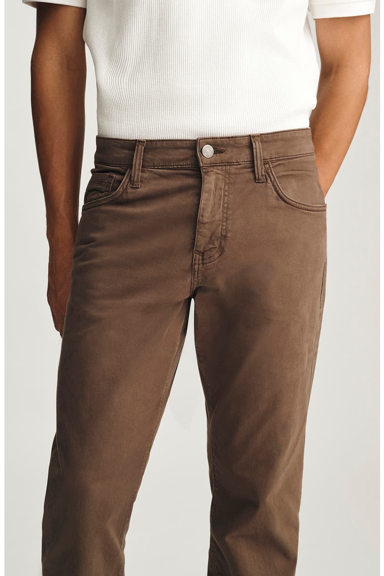 Matt Relaxed Straight Leg Twill Pants, Alternate, color, MOCHA TWILL