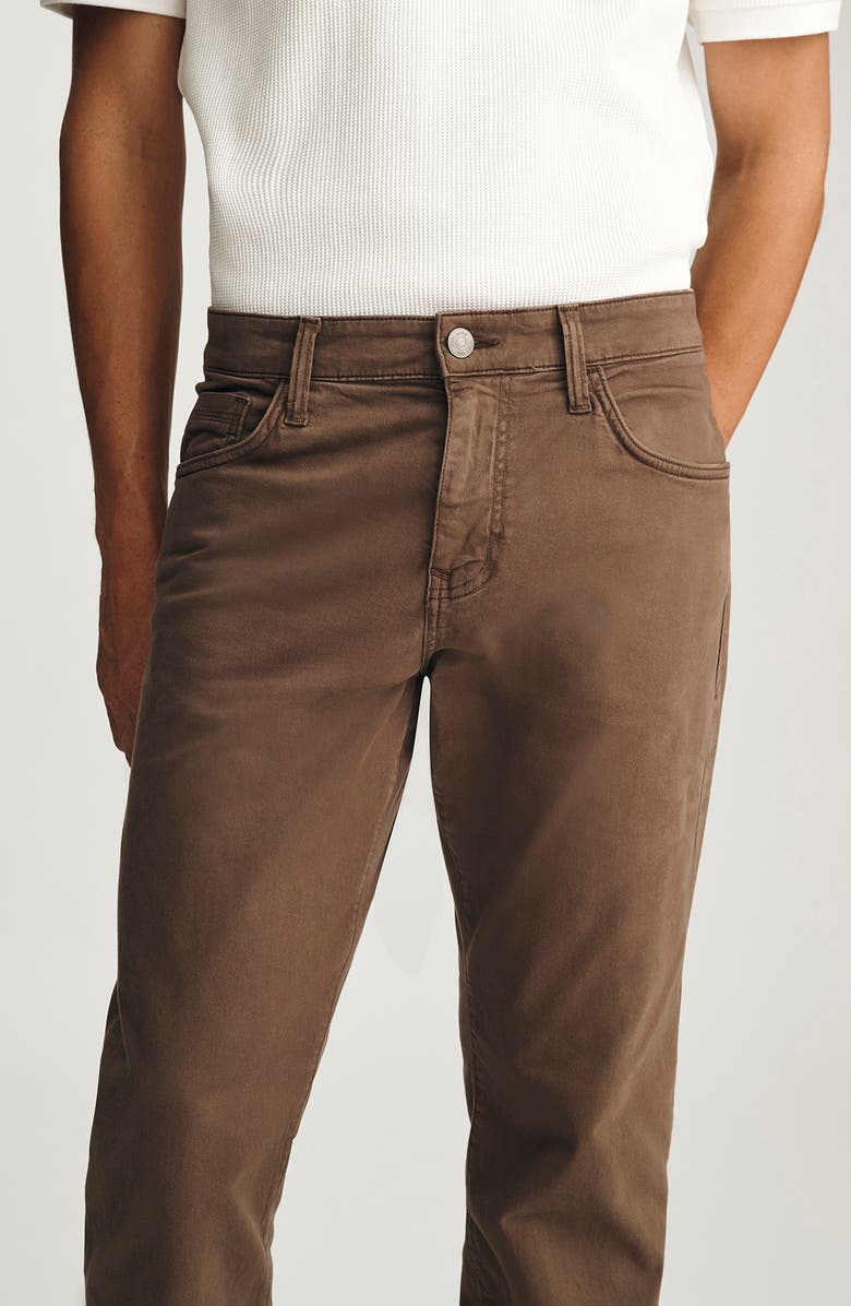 Mavi Jeans Matt Relaxed Straight Leg Twill Pants, Alternate, color, Mocha Twill