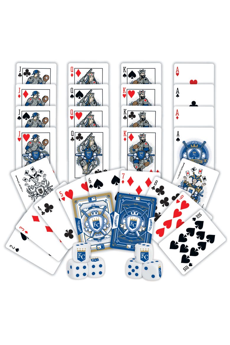 Kansas City Royals Playing Cards & Dice, Alternate, color, Multicolor