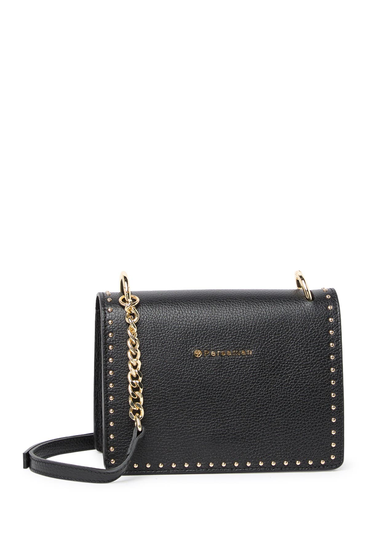 Persaman New York Raphaelle Studded Leather Crossbody Bag, Main, color, 