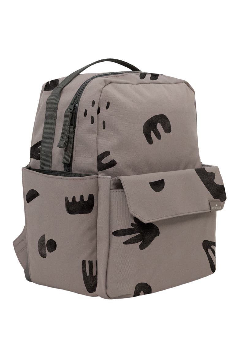 Mini Roo Diaper Backpack, Alternate, color, TRUFFLE DOODLE