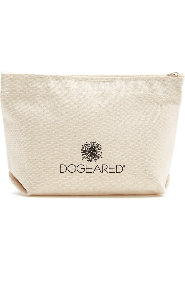 Dogeared 'The Lil' Zip' Print Pouch, Alternate, color,