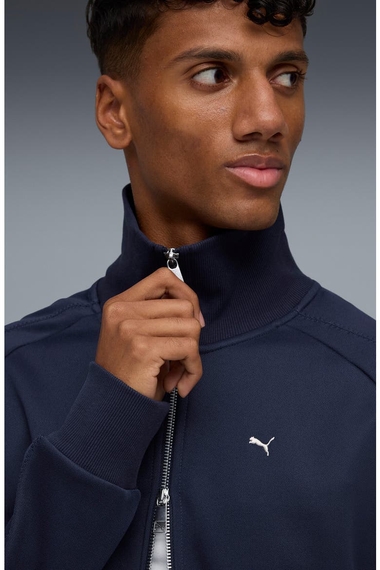 T7 Track Jacket, Alternate, color, PUMA NAVY