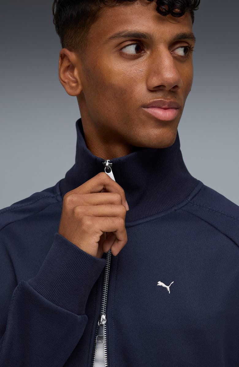 PUMA T7 Track Jacket, Alternate, color, Puma Navy