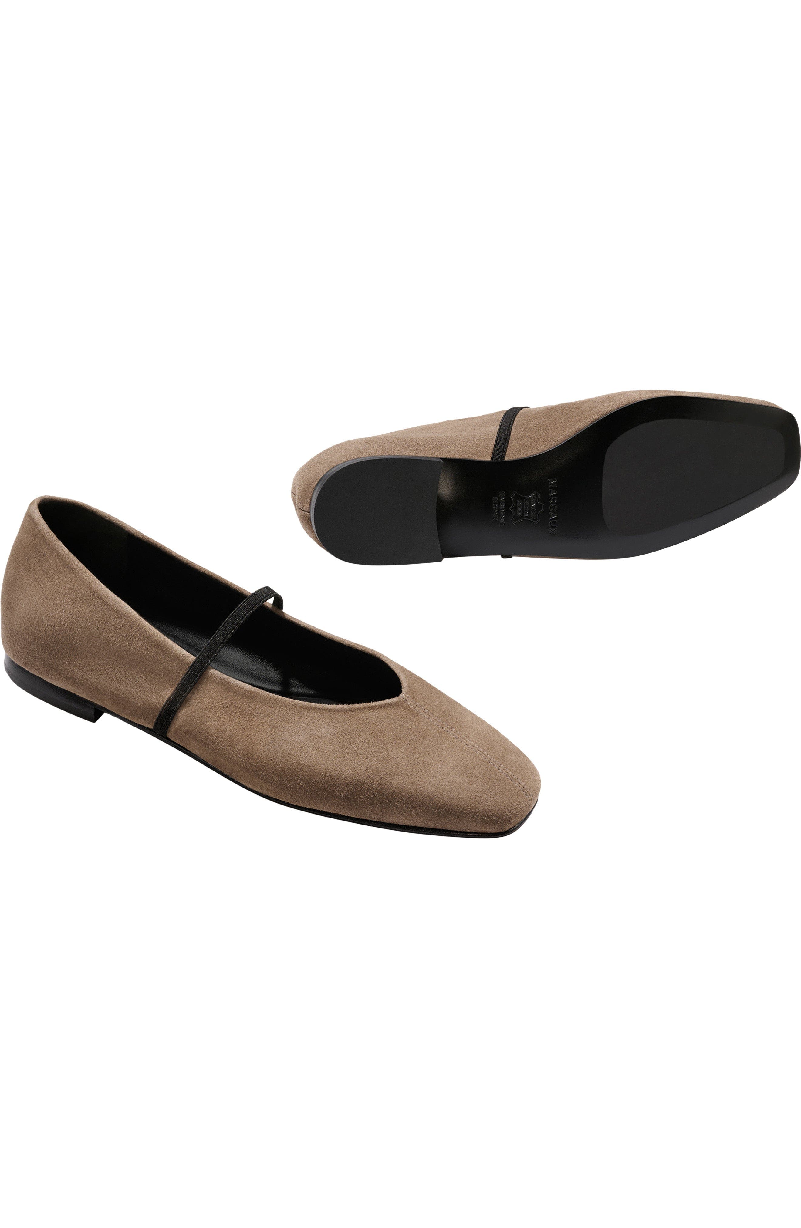MARGAUX The Phoebe Flats, Alternate, color, Mushroom Suede