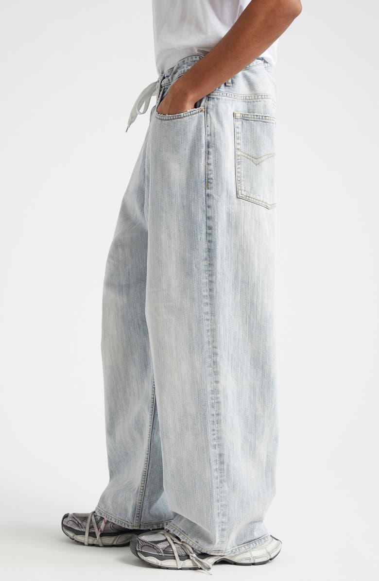 Balenciaga Baggy Denim Jeans, Alternate, color, 