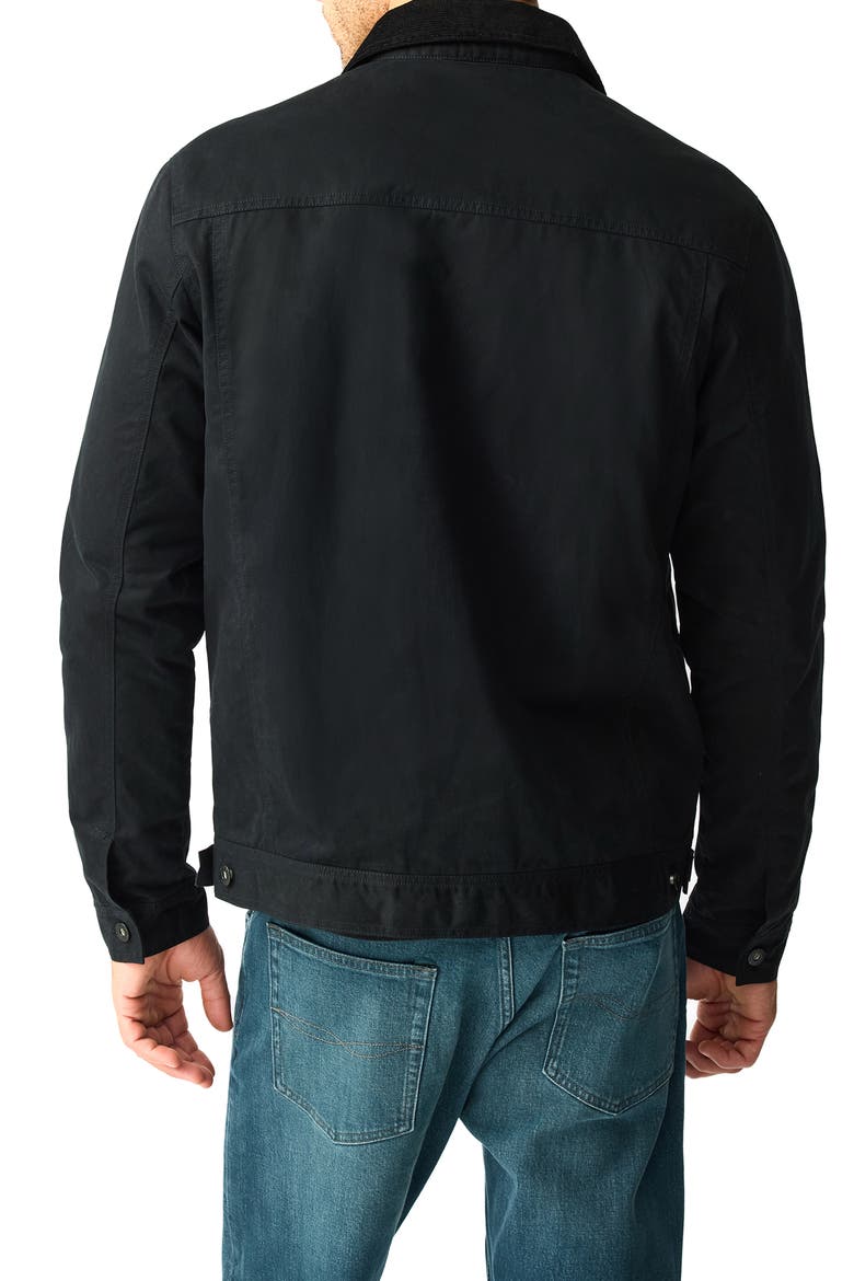 Dashwood Trucker Jacket, Alternate, color, ONYX