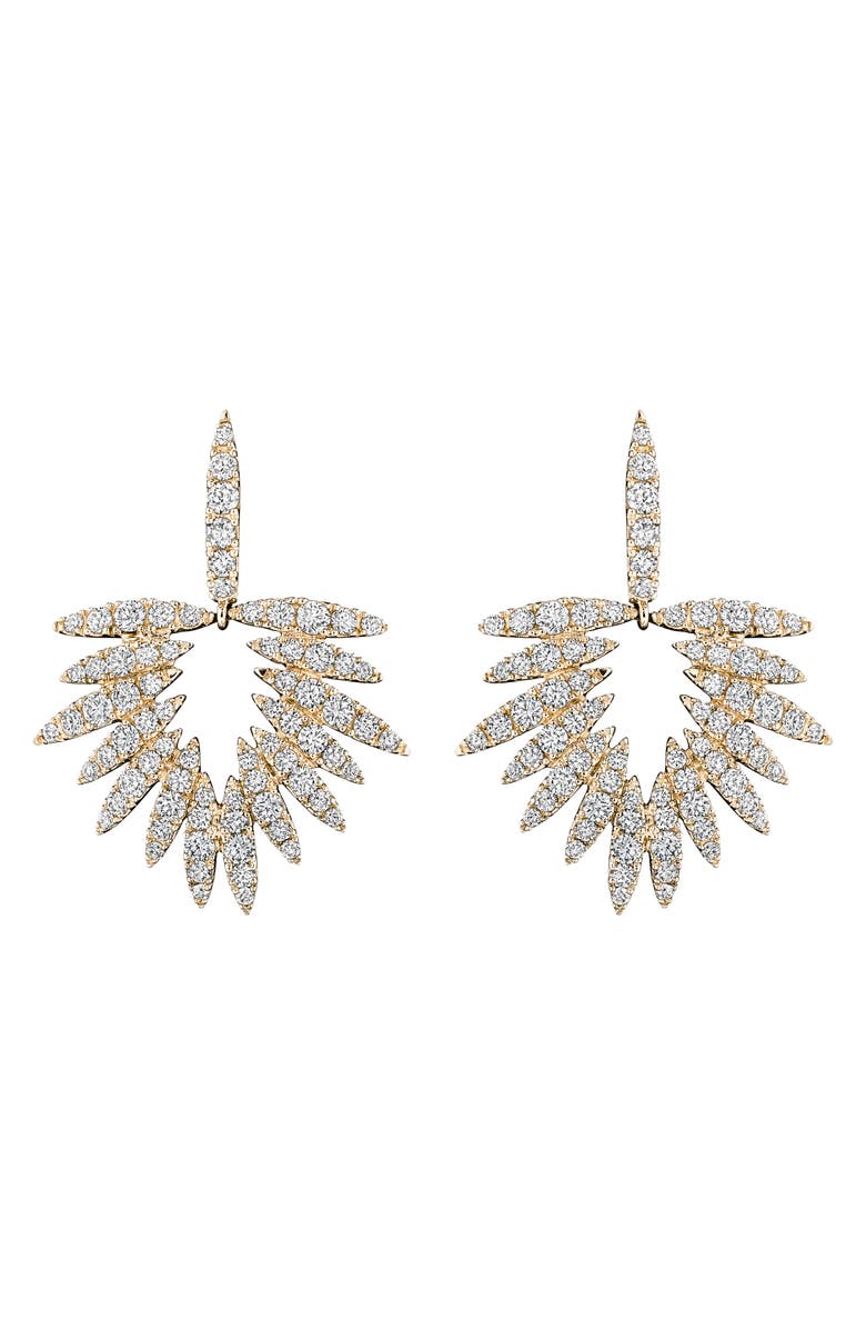 Hueb Diamond Drop Earrings, Main, color, 