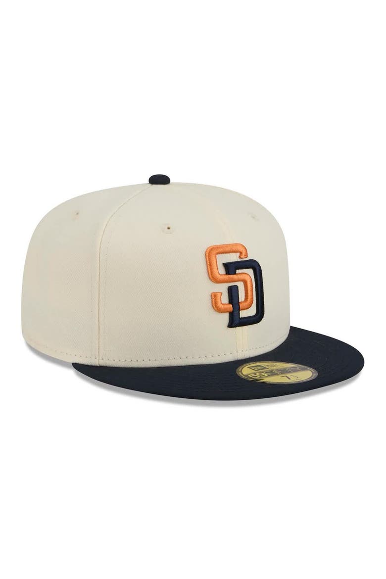 Men's New Era Cream/Obsidian San Diego Padres 2026 City Connect 59FIFTY Fitted Hat, Alternate, color, Cream