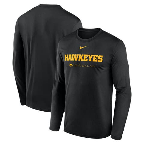 Men
s Nike Black Iowa Hawkeyes 2025 Courtside Basketball Shootaround Legend Dri-FIT Long Sleeve T-Shirt