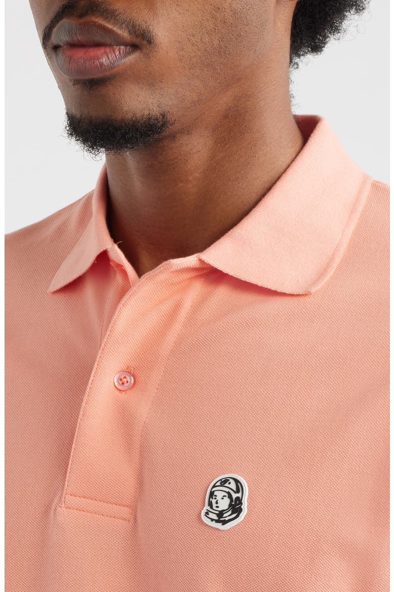 Landing Short Sleeve Polo, Alternate, color, PEACH AMBER