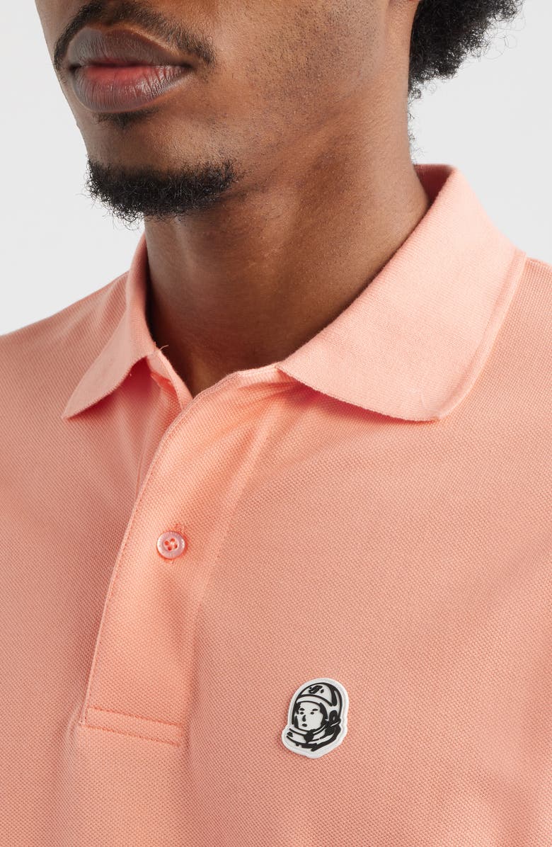 Billionaire Boys Club Landing Short Sleeve Polo, Alternate, color, Peach Amber