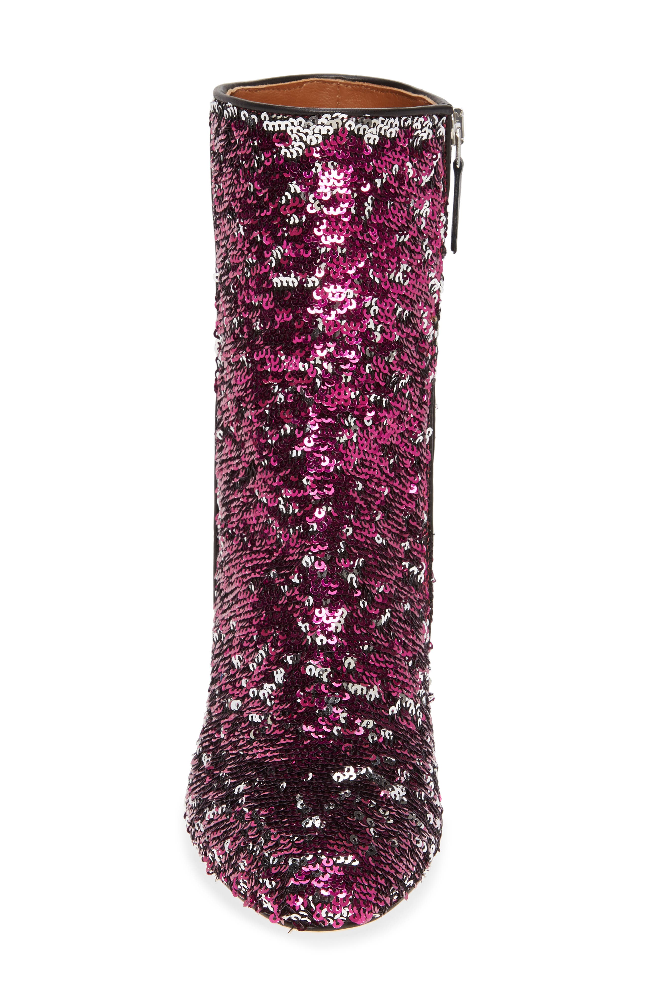 Paris Texas Reversible Sequin Bootie, Alternate, color, 