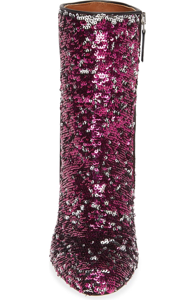 Paris Texas Reversible Sequin Bootie, Alternate, color,