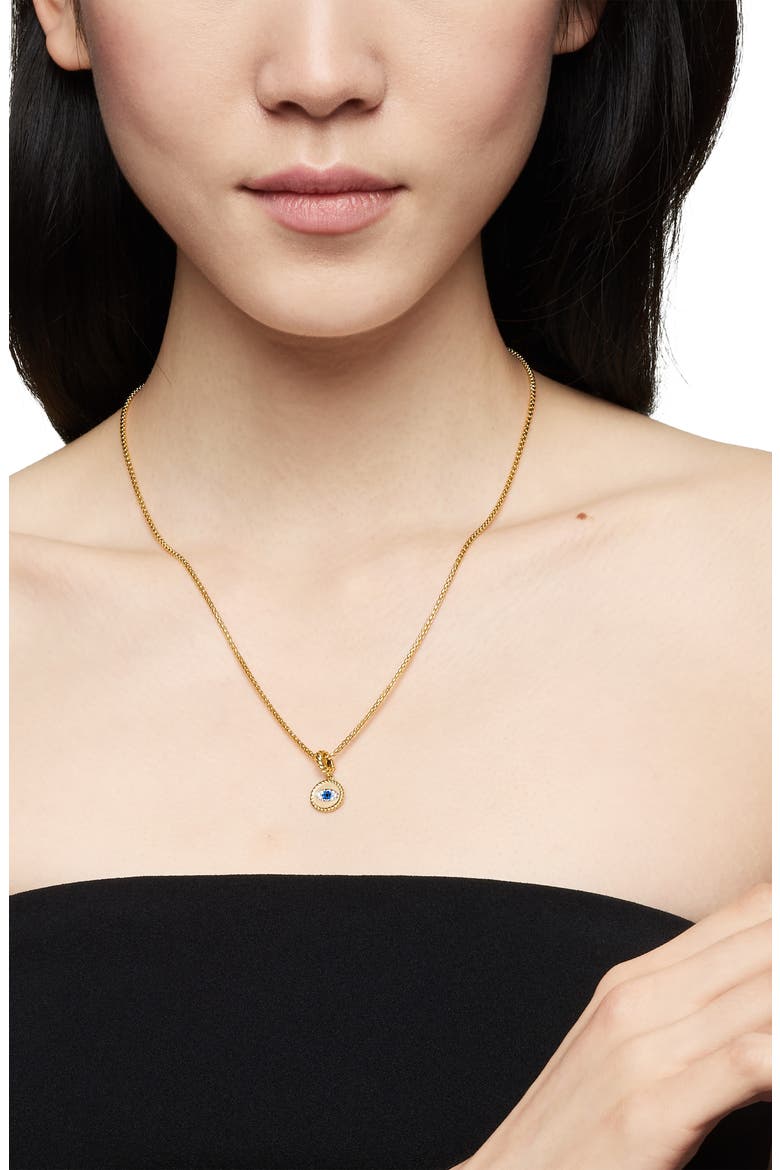 Evil Eye Charm Enhancer, Alternate, color, YELLOW GOLD