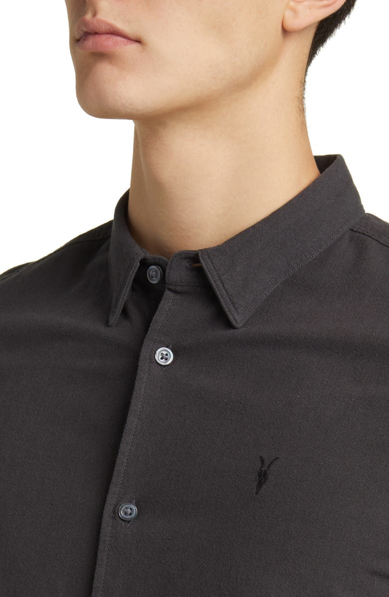 AllSaints Lovell Slim Fit Button-Up Shirt, Alternate, color, 