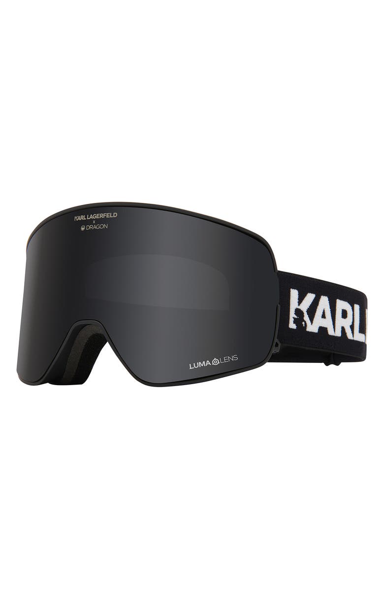 DRAGON x Karl Lagerfeld NFX2 60mm Snow Goggles with Bonus Lens, Main, color, 