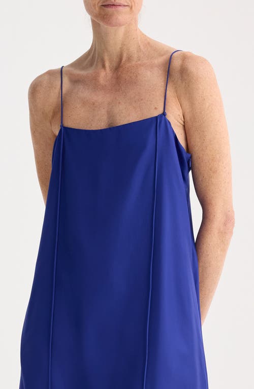 Rohe Silk Maxi Dress In Electric Blue
