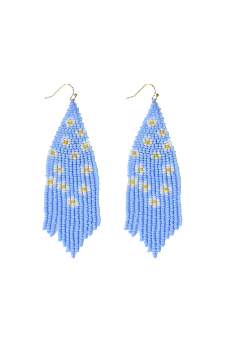 Fosterie Daisy Earrings, Main, color, Blue