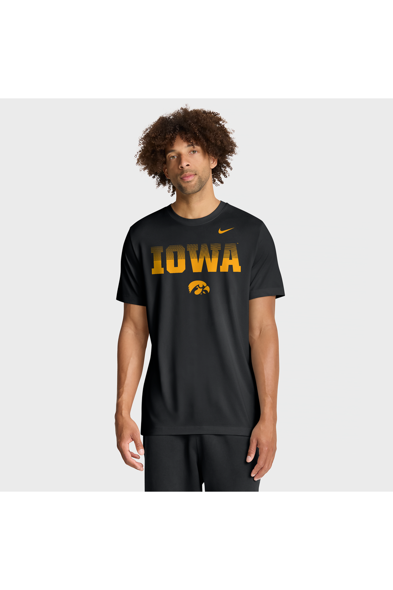 Men's Nike Black Iowa Hawkeyes Primetime Legend Kinetic Mantra Dri-FIT T-Shirt, Main, color, Black