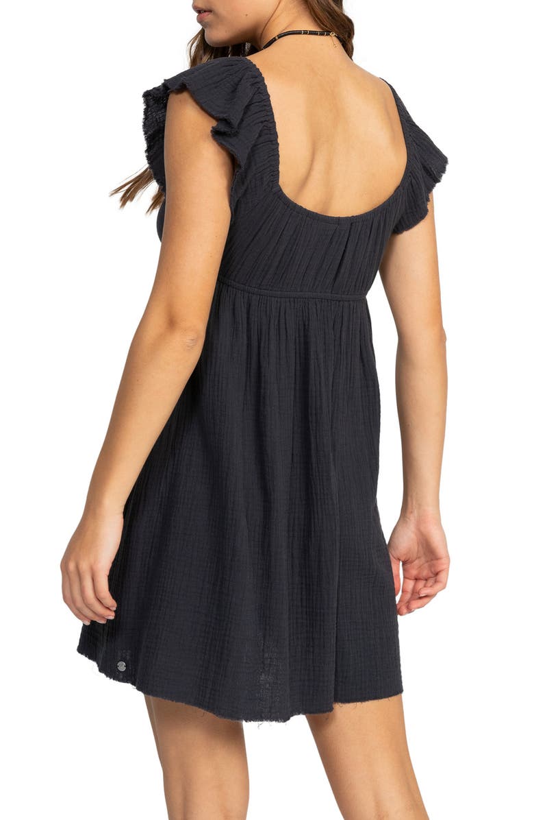 Roxy Luna Crinkle Gauze Minidress, Alternate, color, 