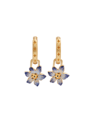 Fable England Nightshade Gold Huggie Earrings