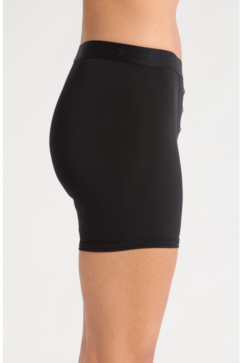 6-Inch Modal Boxer Briefs, Alternate, color, BLACK X