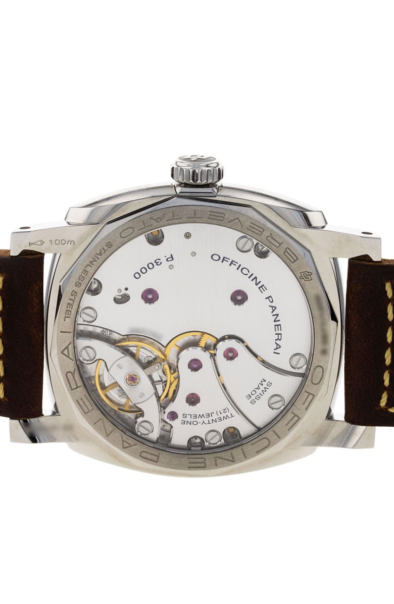 Watchfinder & Co. Panerai Preowned 2020 Radiomir 1940 3 Days PAM00662 Automatic Leather Strap Watch, 47mm, Alternate, color, Brown