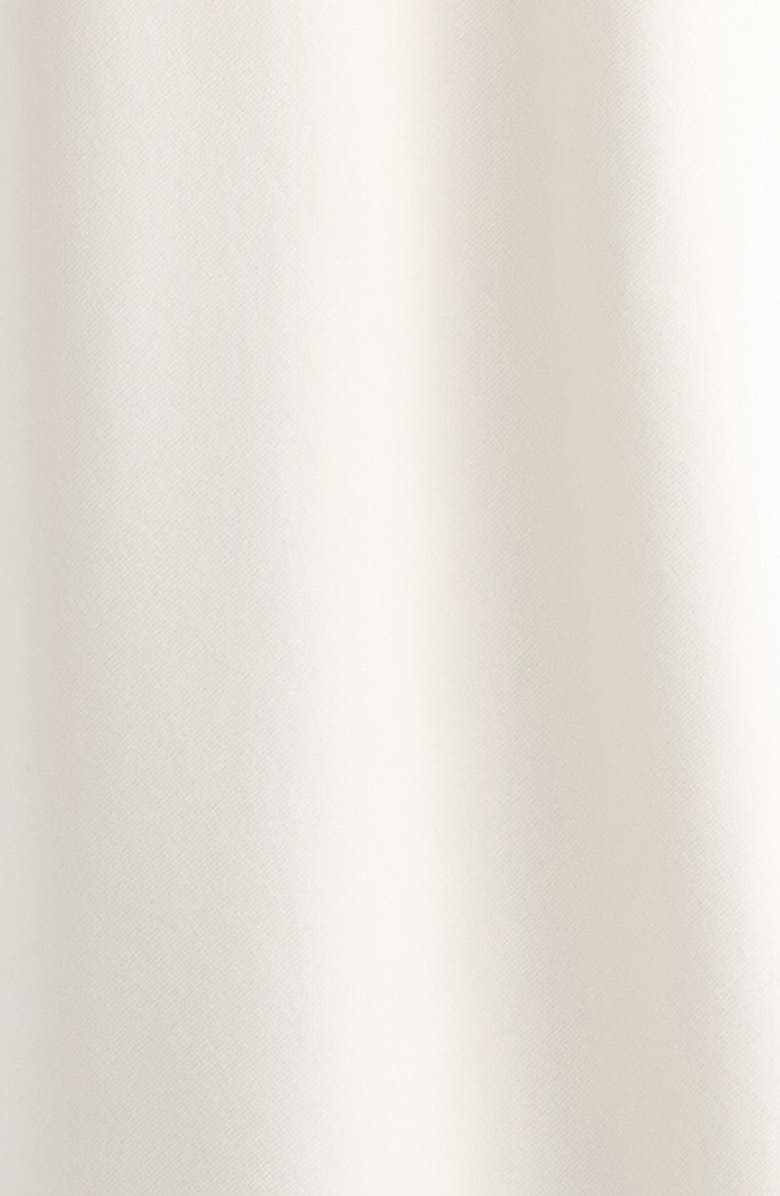 Balenciaga Wool & Silk Crepe Scarf Top, Alternate, color, 9002 Ivory