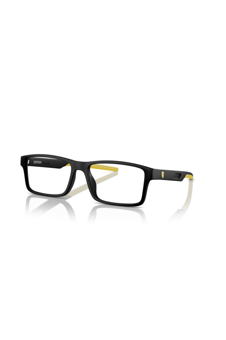 55mm Rectangle optical glasses, Main, color, Black