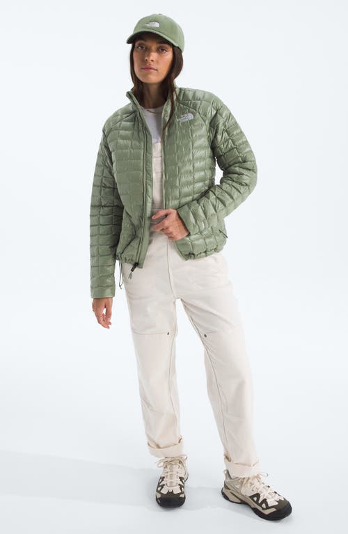 The North Face Thermoball Quilted Jacket In Green